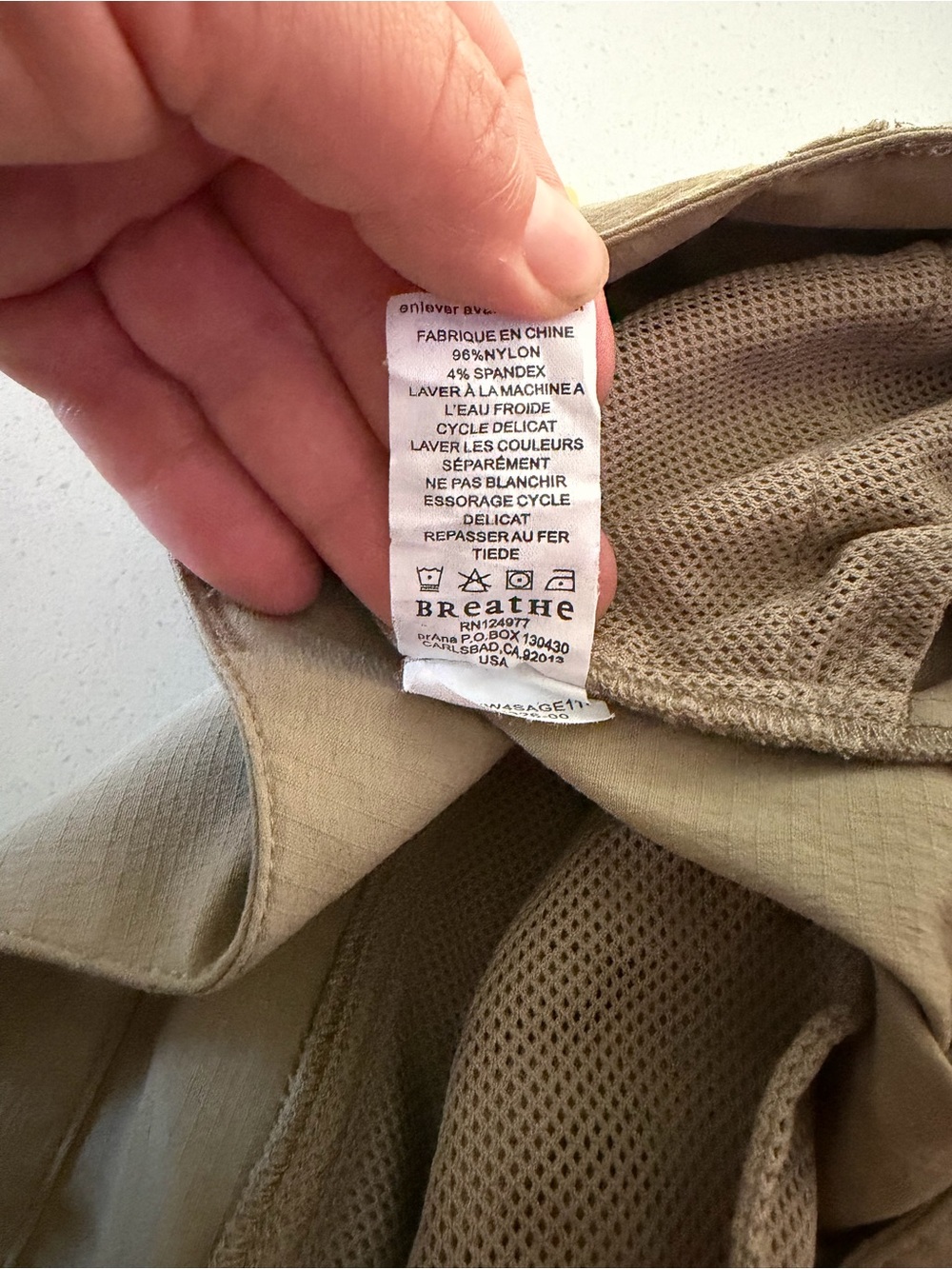Prana Halle Hiking Pants Rollup and Convertible Size 4 Khaki Removable Pant Leg - Picture 11 of 11